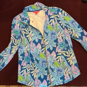 Lilly Pulitzer Athletic Sweater, UPF 50+, Size Medium, Not Worn with Tags